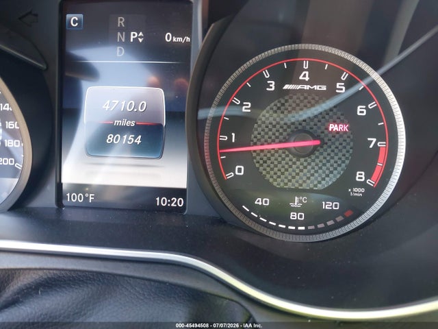 45494508 :رقم المزاد ، 55SWF8HB7GU106890 vin ، 2016 Mercedes-benz Amg C 63 S مزاد بيع