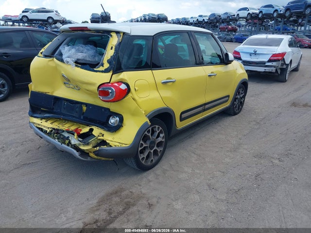 2014 Fiat 500l Trekking მანქანა იყიდება აუქციონზე, vin: ZFBCFADH5EZ004603, აუქციონის ნომერი: 45494593