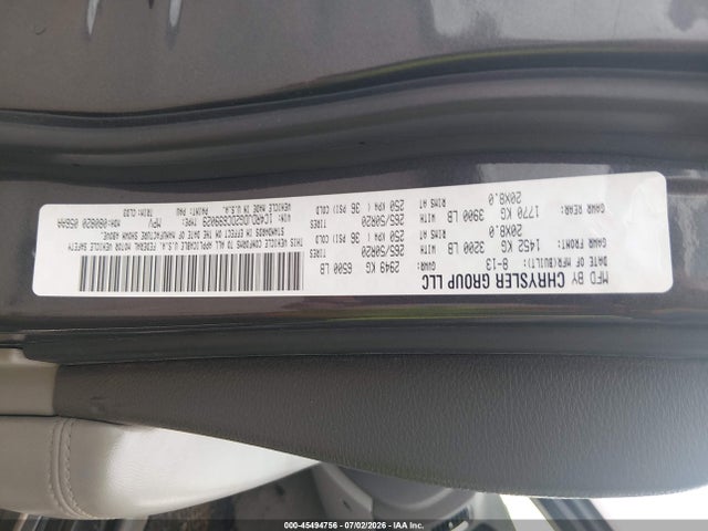 Продаж на аукціоні авто 2013 Dodge Durango Crew, vin: 1C4RDJDG2DC699029, номер лоту: 45494756