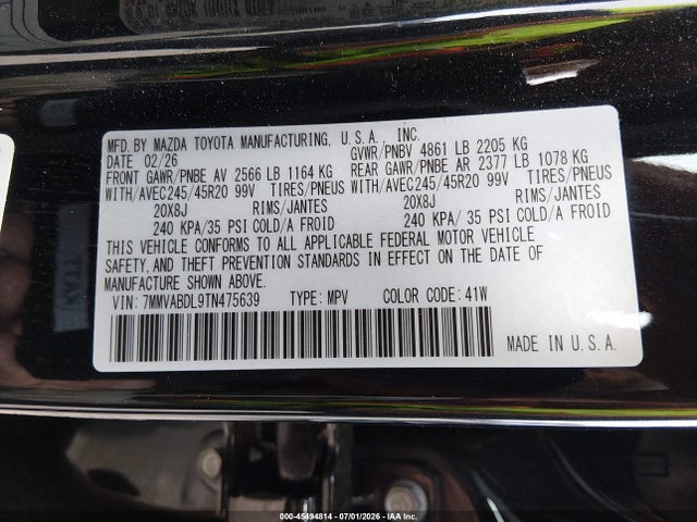 7MMVABDL9TN475639 Mazda Cx-50 2.5 S Premium