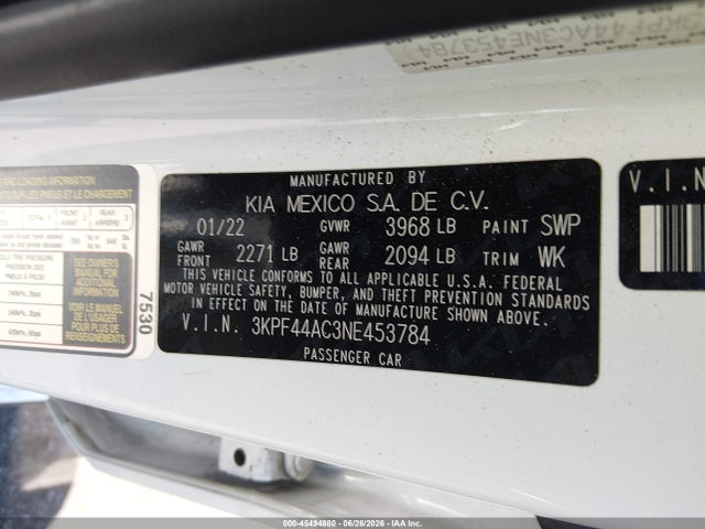 KIA FORTE GT 2022 3KPF44AC3NE453784 Image 9