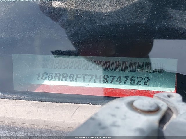 Продаж на аукціоні авто 2017 Ram 1500 Tradesman  4x2 6'4 Box, vin: 1C6RR6FT7HS747622, номер лоту: 45495042
