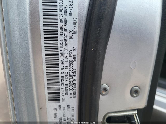 RAM 2500 Laramie 2015 3C6UR5FL8FG536566 Image 9