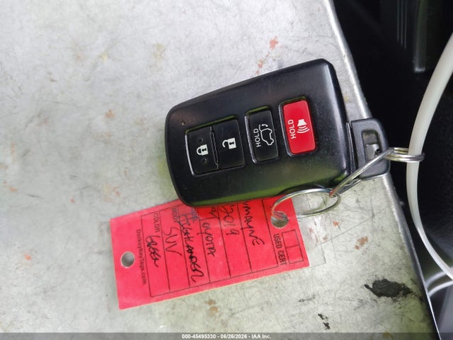 Aukcja sprzedaży 2019 Toyota Highlander Xle, vin: 5TDJZRFH4KS626937, numer aukcji: 45495330