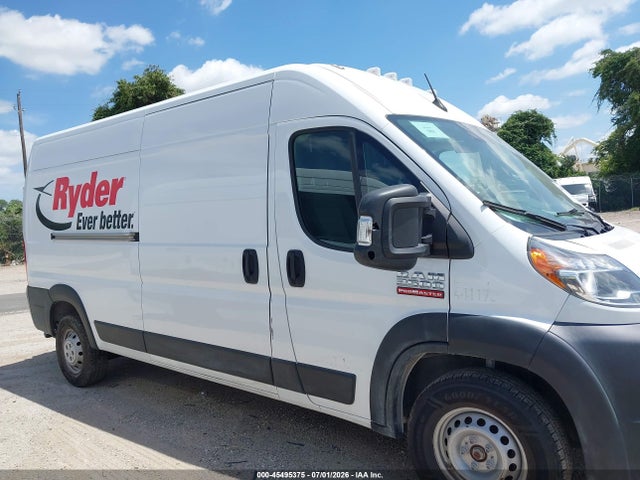 Продажа на аукционе авто 2022 Ram Promaster 2500 High Roof 159 Wb, vin: 3C6LRVDG5NE115982, номер лота: 45495375