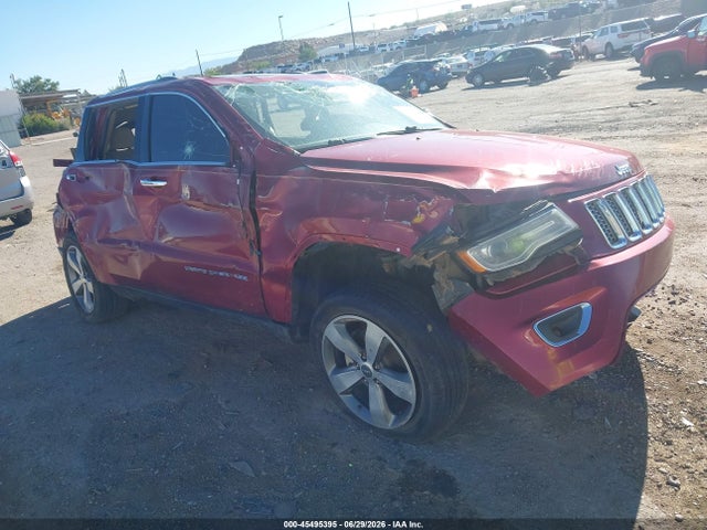 2015 Jeep Grand Cherokee Limited მანქანა იყიდება აუქციონზე, vin: 1C4RJEBG5FC175668, აუქციონის ნომერი: 45495395