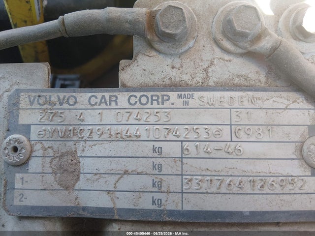 Продаж на аукціоні авто 2004 Volvo Xc90 T6, vin: YV1CZ91H441074253, номер лоту: 45495446