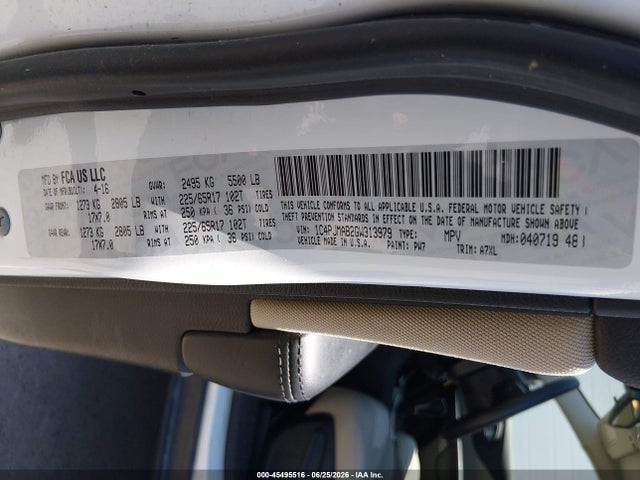 Jeep Cherokee Sport 2016 1C4PJMAB2GW313979 Image 9