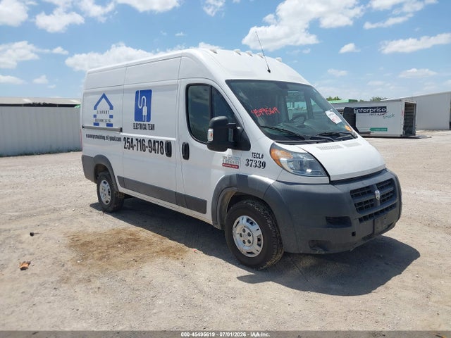 Продажа на аукционе авто 2017 Ram Promaster 1500 High Roof 136 Wb, vin: 3C6TRVBGXHE508772, номер лота: 45495619