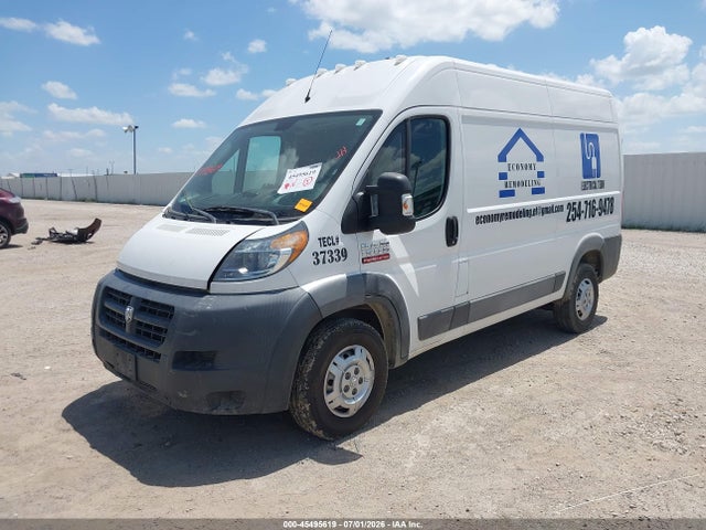 45495619 :رقم المزاد ، 3C6TRVBGXHE508772 vin ، 2017 Ram Promaster 1500 High Roof 136 Wb مزاد بيع