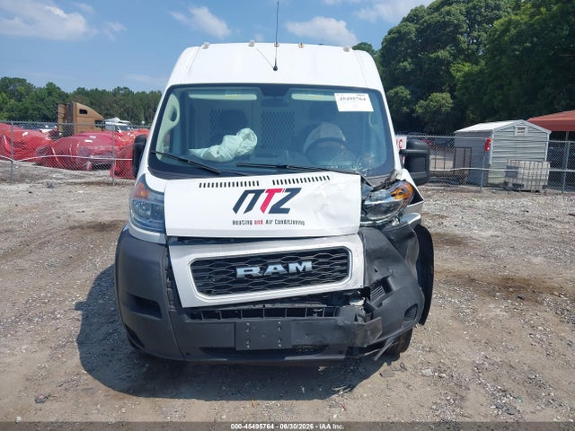 2021 Ram Promaster 2500 High Roof 159 Wb მანქანა იყიდება აუქციონზე, vin: 3C6LRVDG6ME519744, აუქციონის ნომერი: 45495764