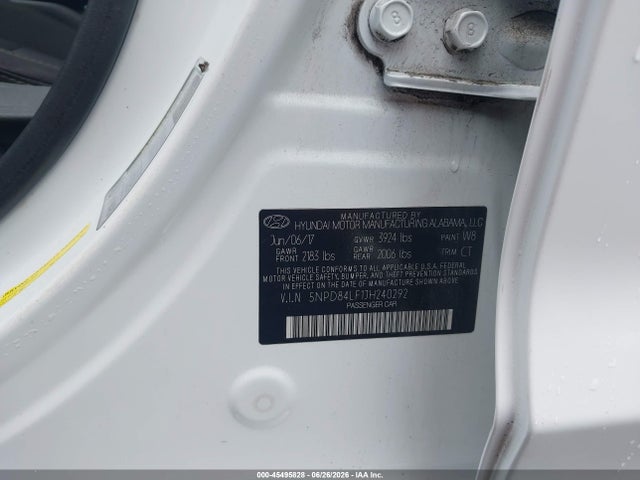 45495828 :رقم المزاد ، 5NPD84LF1JH240292 vin ، 2018 Hyundai Elantra Sel مزاد بيع