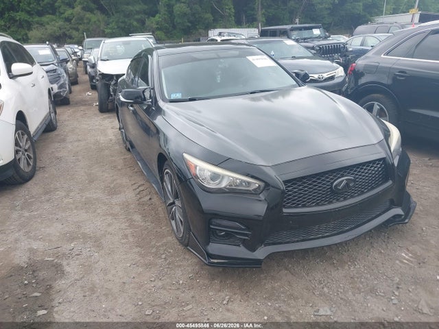 45495846 :رقم المزاد ، JN1AV7AR0EM701393 vin ، 2014 Infiniti Q50 Hybrid Sport مزاد بيع