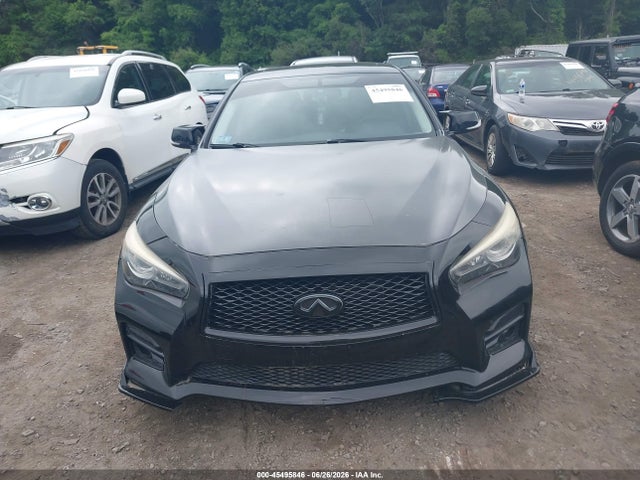 2014 Infiniti Q50 Hybrid Sport მანქანა იყიდება აუქციონზე, vin: JN1AV7AR0EM701393, აუქციონის ნომერი: 45495846