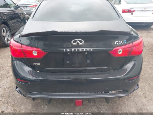 2014 Infiniti Q50 Hybrid Sport მანქანა იყიდება აუქციონზე, vin: JN1AV7AR0EM701393, აუქციონის ნომერი: 45495846