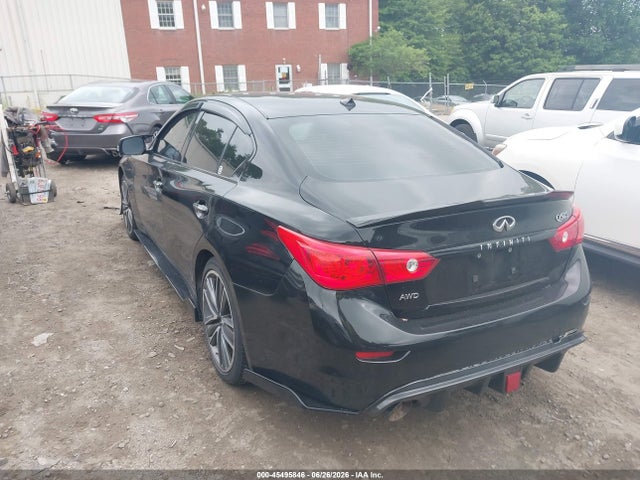 2014 Infiniti Q50 Hybrid Sport მანქანა იყიდება აუქციონზე, vin: JN1AV7AR0EM701393, აუქციონის ნომერი: 45495846