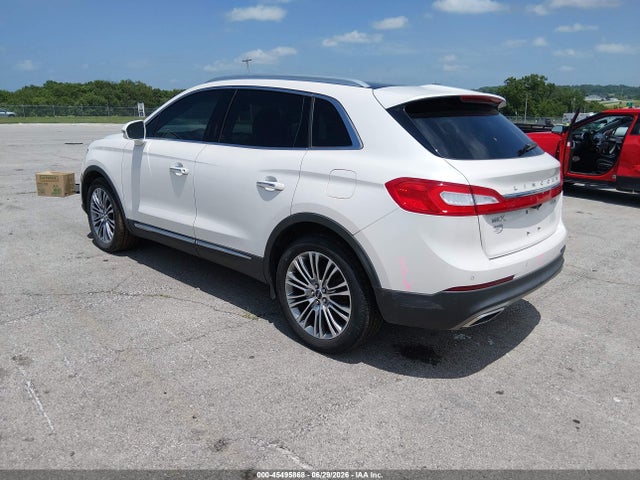 Продаж на аукціоні авто 2016 Lincoln Mkx Reserve, vin: 2LMTJ8LR4GBL62036, номер лоту: 45495868