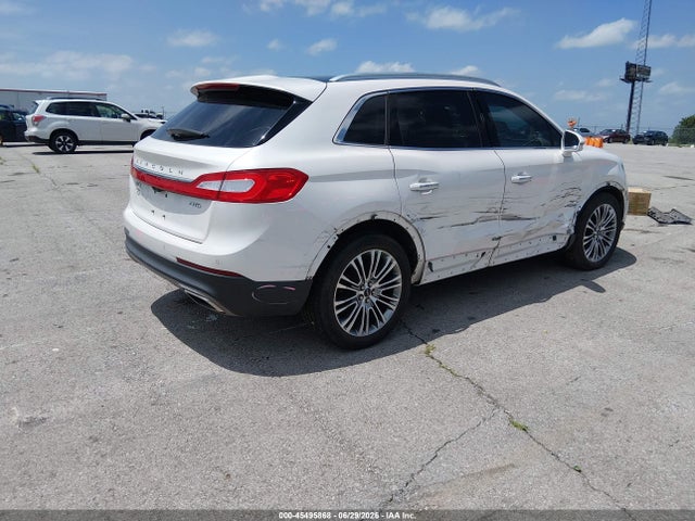 Продаж на аукціоні авто 2016 Lincoln Mkx Reserve, vin: 2LMTJ8LR4GBL62036, номер лоту: 45495868