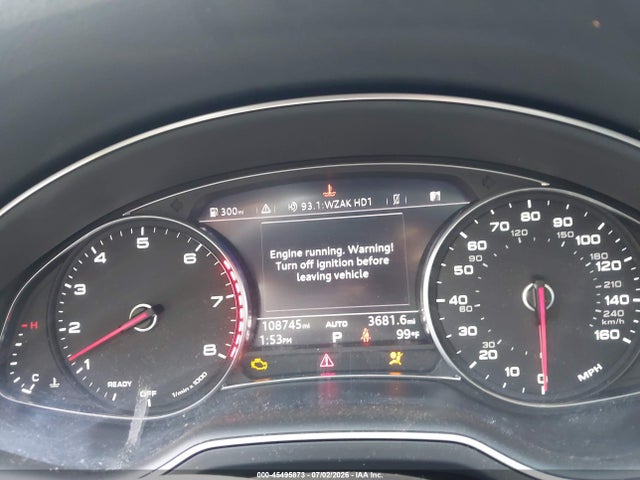 Aukcja sprzedaży 2017 Audi Q7 3.0t Premium, vin: WA1LAAF73HD048126, numer aukcji: 45495873