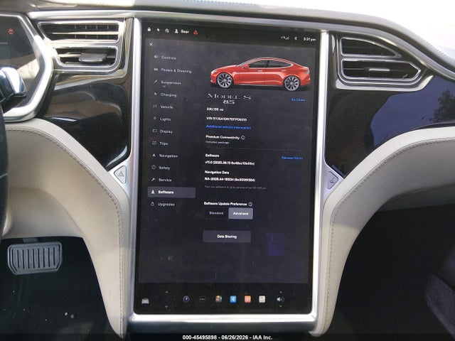 Aukcja sprzedaży 2013 Tesla Model S, vin: 5YJSA1DN7DFP09310, numer aukcji: 45495898