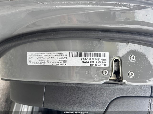 45495899 :رقم المزاد ، 2C4RC1BG4PR516926 vin ، 2023 Chrysler Pacifica Touring L مزاد بيع