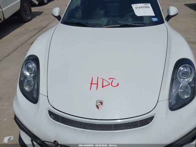 2015 Porsche Cayman S მანქანა იყიდება აუქციონზე, vin: WP0AB2A8XFK184875, აუქციონის ნომერი: 45495908