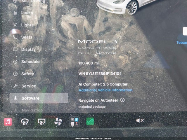 5YJ3E1EB9JF134104 Tesla Model 3 Long Range/performance