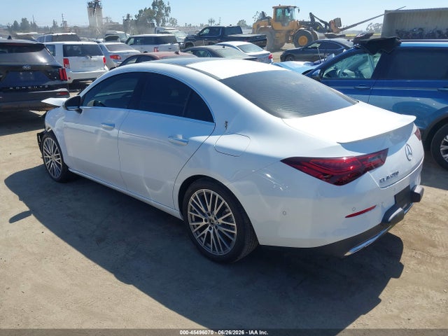 Продажа на аукционе авто 2025 Mercedes-benz Cla 250 Coupe, vin: W1K5J4GB3SN532632, номер лота: 45496070