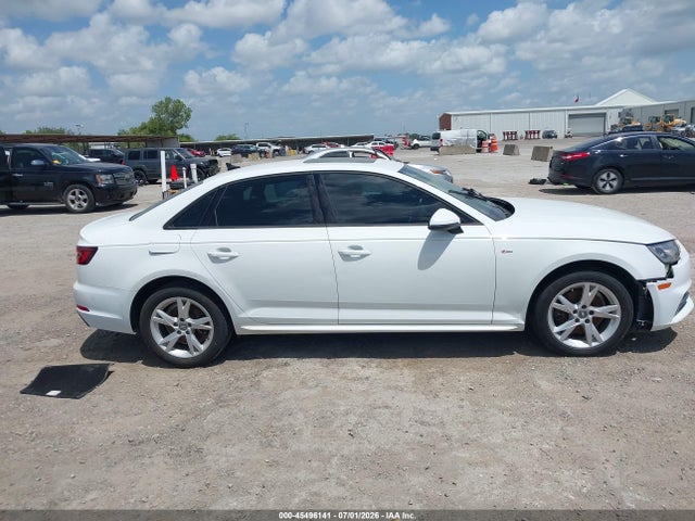 2018 Audi A4 2.0t Ultra Premium მანქანა იყიდება აუქციონზე, vin: WAUKMAF46JA114638, აუქციონის ნომერი: 45496141