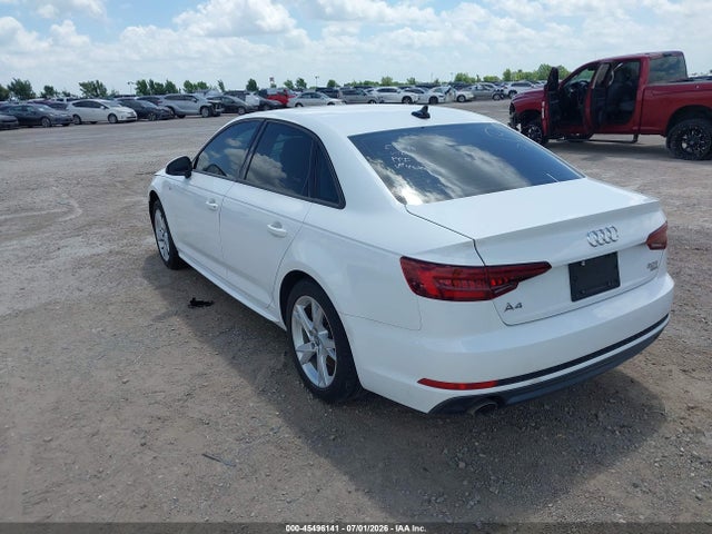 2018 Audi A4 2.0t Ultra Premium მანქანა იყიდება აუქციონზე, vin: WAUKMAF46JA114638, აუქციონის ნომერი: 45496141