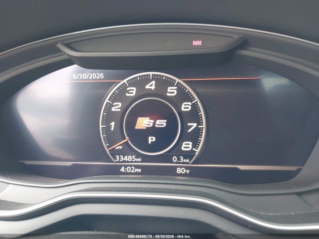 WAUP4AF5XKA066822 Audi S5 3.0t Premium
