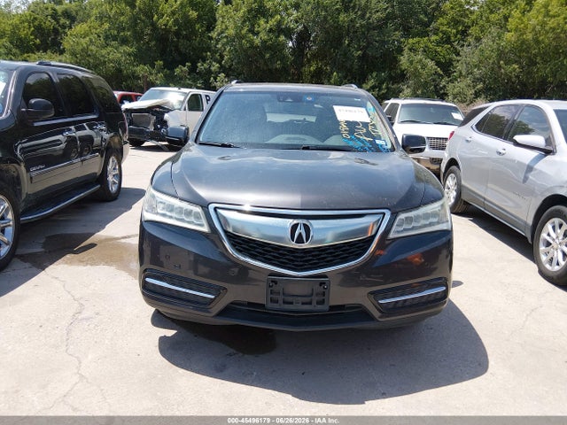 45496179 :رقم المزاد ، 5FRYD4H90GB019692 vin ، 2016 Acura Mdx Advance   Entertainment Packages/advance Package مزاد بيع