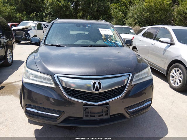 45496179 :رقم المزاد ، 5FRYD4H90GB019692 vin ، 2016 Acura Mdx Advance   Entertainment Packages/advance Package مزاد بيع