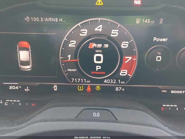 Продажа на аукционе авто 2018 Audi Rs 3 2.5t, vin: WUABWGFF8J1902650, номер лота: 45496198