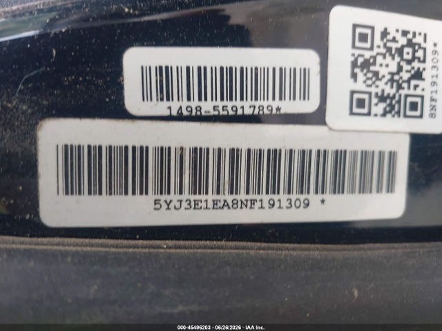 2022 Tesla Model 3 Rear-wheel Drive მანქანა იყიდება აუქციონზე, vin: 5YJ3E1EA8NF191309, აუქციონის ნომერი: 45496203