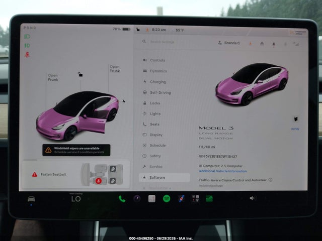 Tesla Model 3 Long Range/performance 2018 5YJ3E1EB7JF115437 Image 7