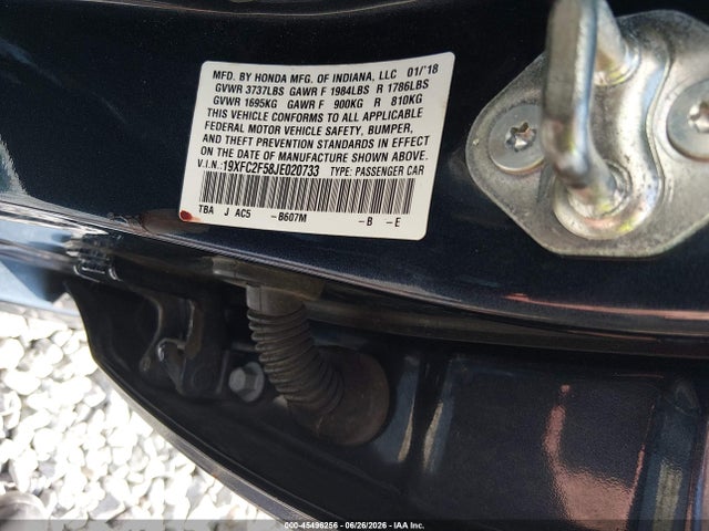 Honda Civic Lx 2018 19XFC2F58JE020733 Image 9