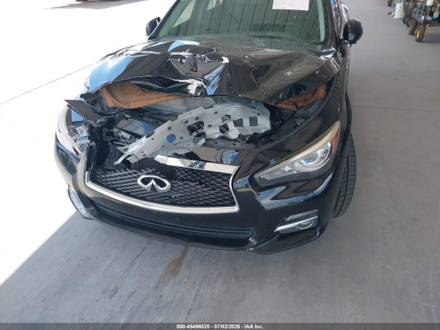 45496520 :رقم المزاد ، JN1BV7AP7FM347196 vin ، 2015 Infiniti Q50 Premium مزاد بيع