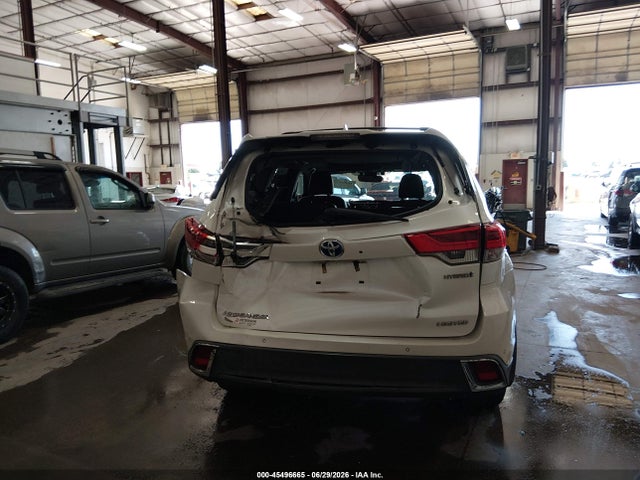 Продажа на аукционе авто 2018 Toyota Highlander Hybrid Limited Platinum, vin: 5TDDGRFH0JS045937, номер лота: 45496665