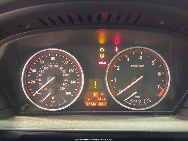 2009 Bmw 535i მანქანა იყიდება აუქციონზე, vin: WBANW13579C160449, აუქციონის ნომერი: 45496768