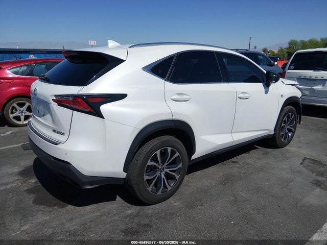 Продаж на аукціоні авто 2015 Lexus Nx 200t F Sport, vin: JTJBARBZ8F2034042, номер лоту: 45496877
