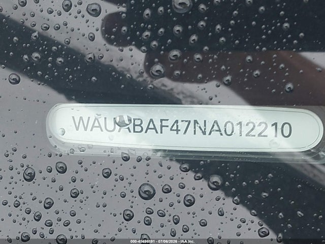 Продаж на аукціоні авто 2022 Audi A4 Premium 40 Tfsi Quattro S Tronic, vin: WAUABAF47NA012210, номер лоту: 45496891