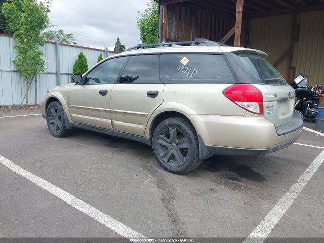 Aukcja sprzedaży 2008 Subaru Outback (natl) I/ll Bean W/nav/ll Bean W/nav/vdc, vin: 4S4BP61C487309775, numer aukcji: 45497033