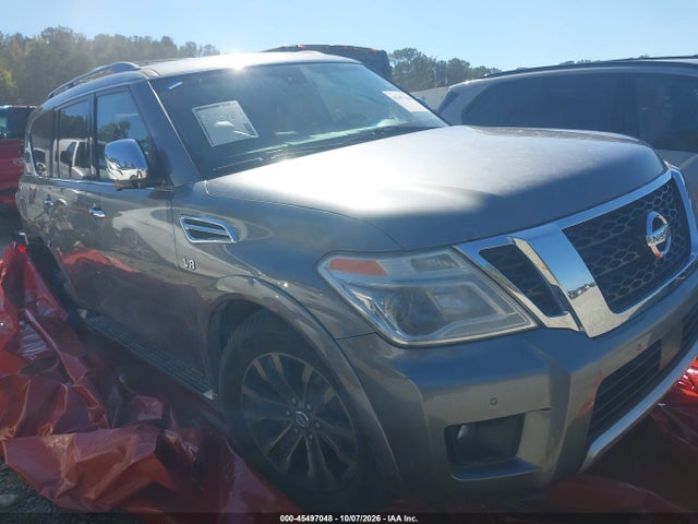 45497048 :رقم المزاد ، JN8AY2NE0H9703400 vin ، 2017 Nissan Armada Platinum مزاد بيع