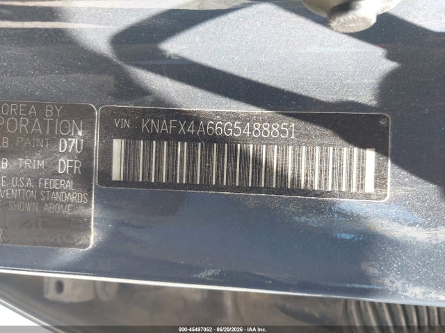 2016 Kia Forte Lx მანქანა იყიდება აუქციონზე, vin: KNAFX4A66G5488851, აუქციონის ნომერი: 45497052