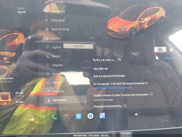 Tesla Model 3 Rear-wheel Drive 2023 5YJ3E1EA7PF581160 Image 7