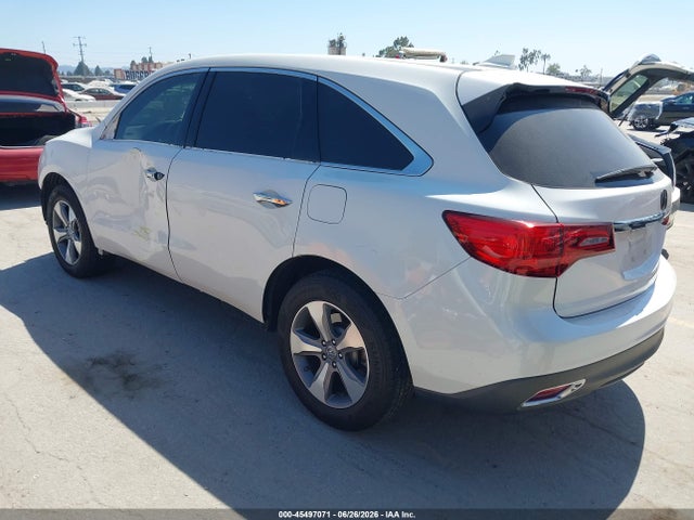 Продажа на аукционе авто 2016 Acura Mdx Acurawatch Plus Package, vin: 5FRYD3H27GB015281, номер лота: 45497071