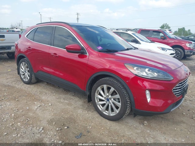 2021 Ford Escape Titanium Hybrid მანქანა იყიდება აუქციონზე, vin: 1FMCU9DZ7MUA83287, აუქციონის ნომერი: 45497337