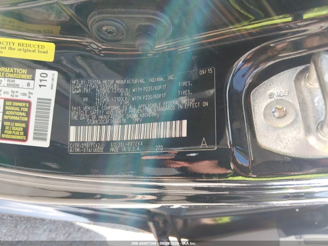 Toyota Sienna Le 8 Passenger 2015 5TDKK3DC8FS660818 Image 9
