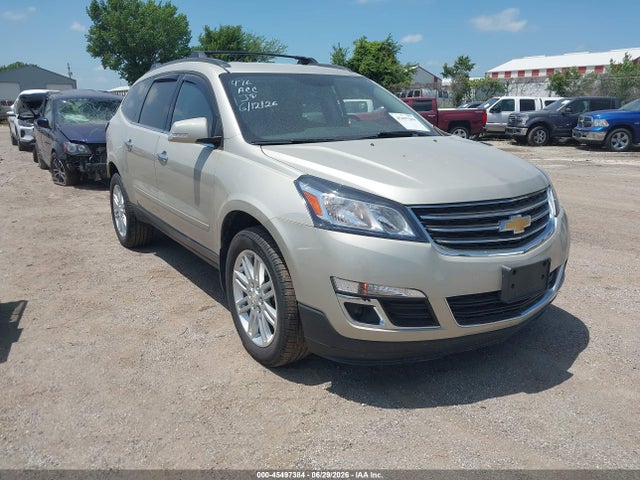 45497384 :رقم المزاد ، 1GNKRGKD3FJ246512 vin ، 2015 Chevrolet Traverse Lt مزاد بيع